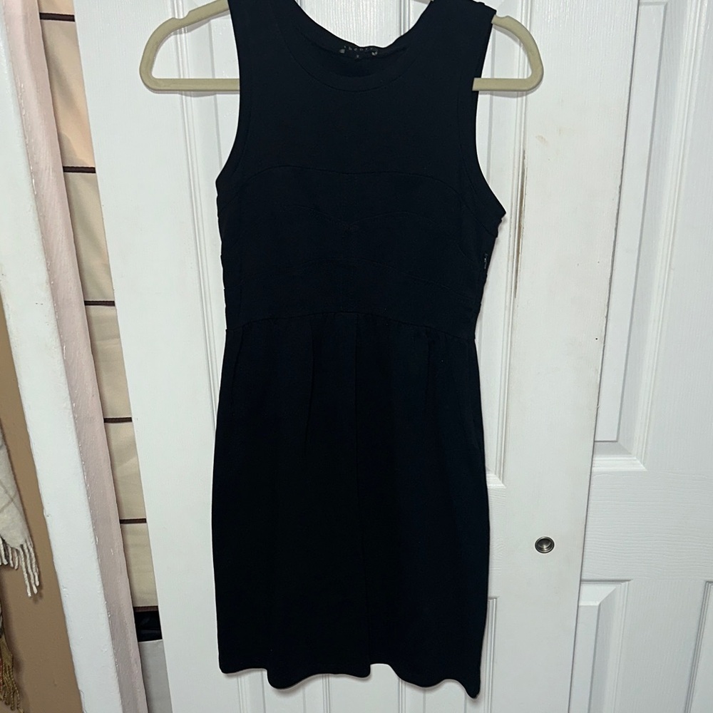 Theory Black Mini Dress